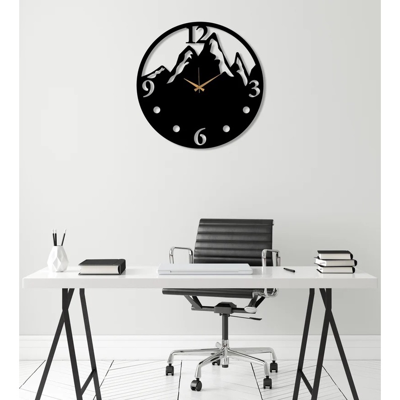 Đồng hồ treo tường Thegioipuzzle bằng kim loại bền đẹp DH006