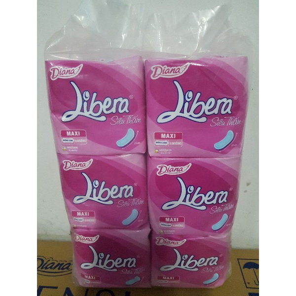 Combo 6 gói Libera Dầy không cánh