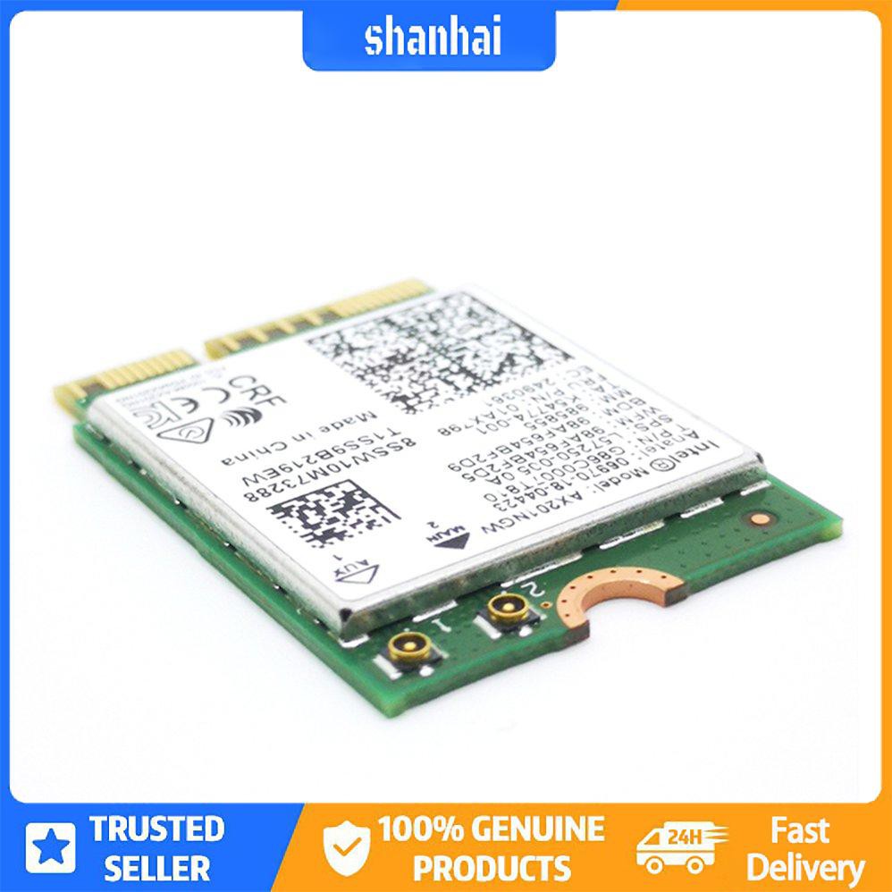 Wi-Fi 6 Intel AX201 Không dây 5.0 Băng tần kép 2.4G / 5G Không dây NGFF CNVi | BigBuy360 - bigbuy360.vn