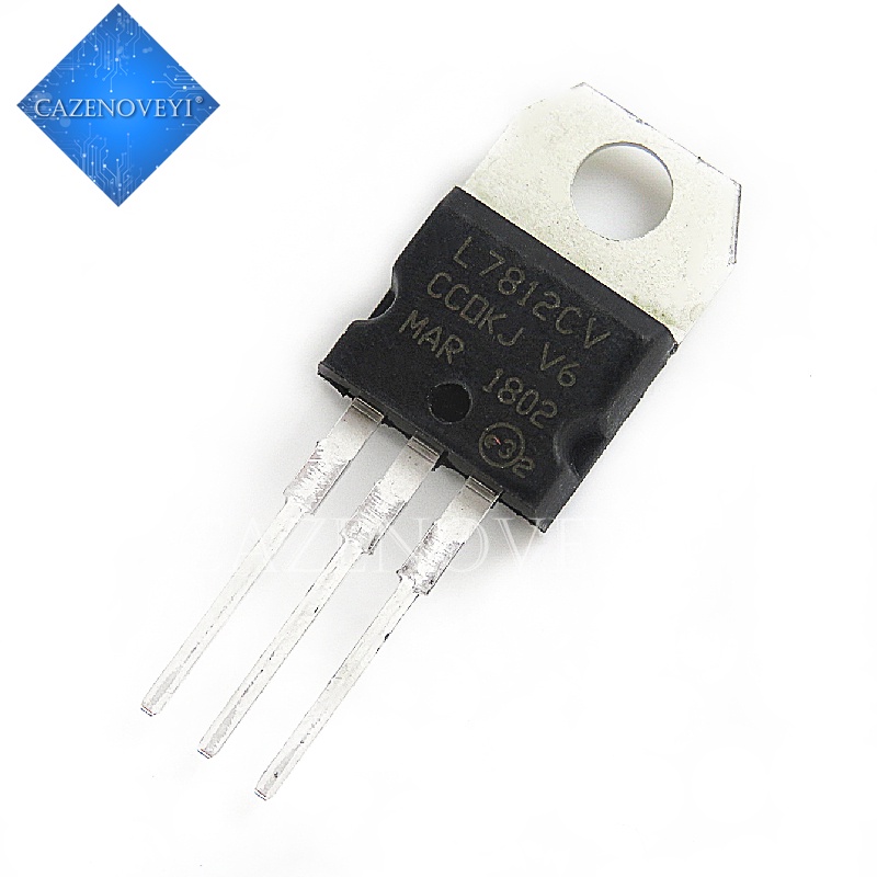 Set 10 bộ điều chỉnh điện áp L7812CV TO-220 L7812 LM7812 7812