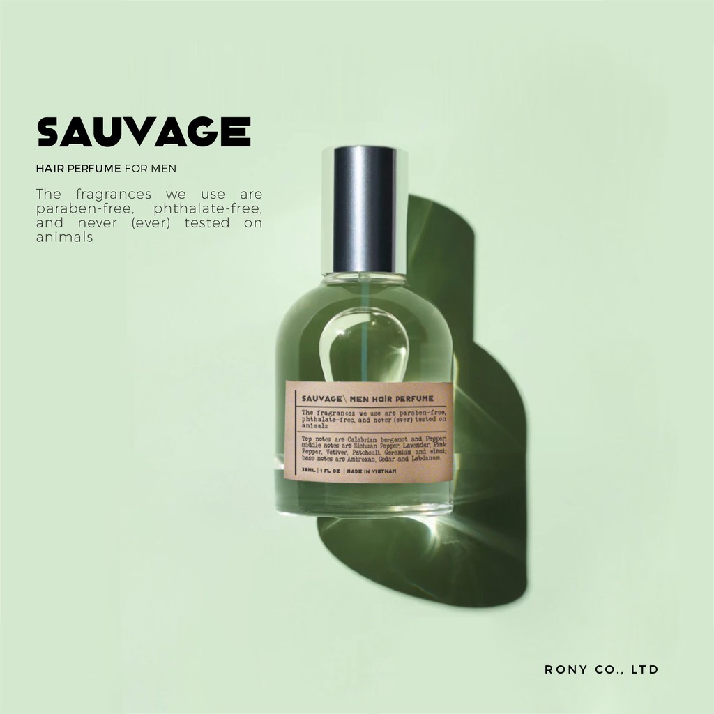 NƯỚC HOA 𝐓𝐎́𝐂 SAUVAGE for Men