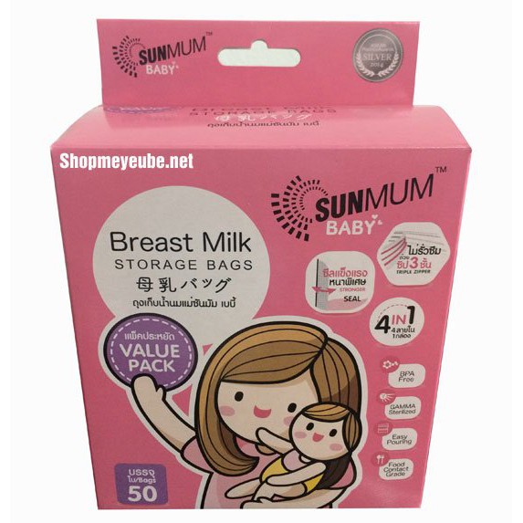 Túi trữ sữa Sunmum