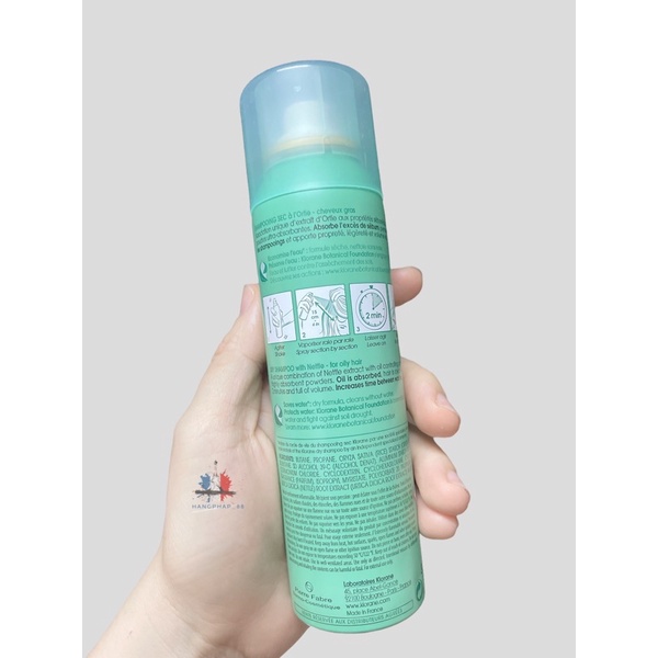 Dầu gội khô Klorane Pháp 150ml
