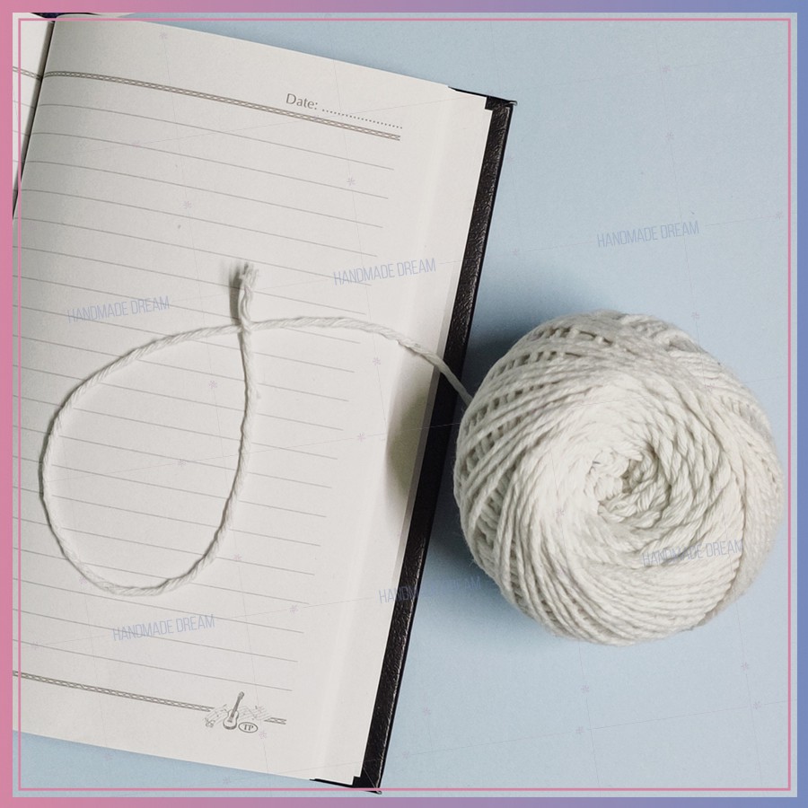 Dây Thừng Cotton Dùng Trang Trí Handmade - Treo Ảnh