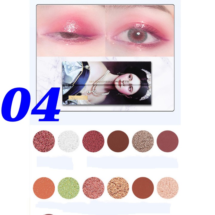 [Sỉ-Rẻ] Phấn mắt bền màu, lâu trôi, màu chuẩn phù hợp mọi loại da kể cả da dầu Lameila 5045 [Lẻ-Sỉ] | BigBuy360 - bigbuy360.vn