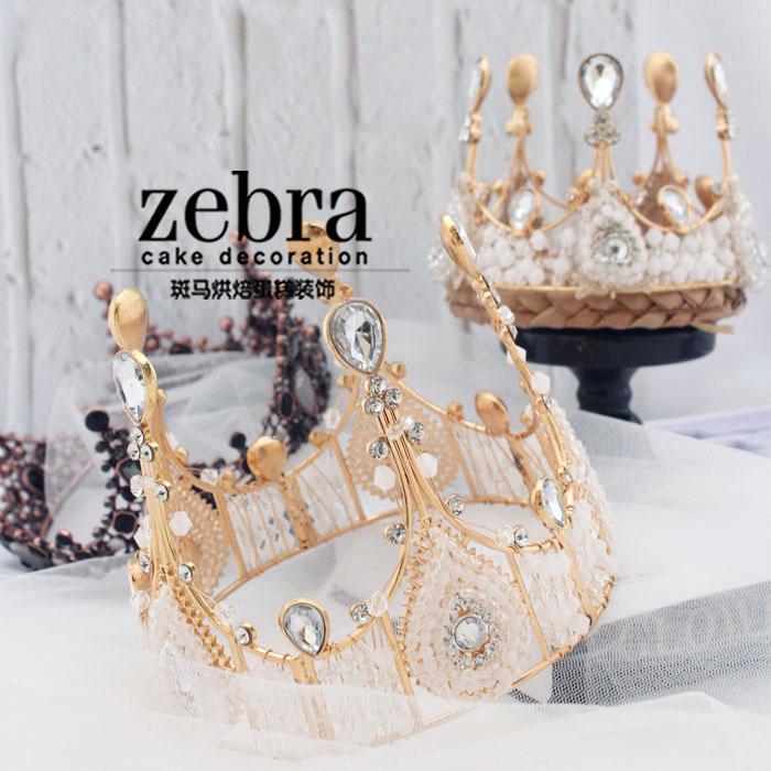 Trang trí vương miện pha lê dk 10cm