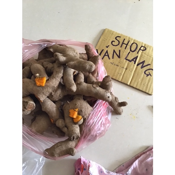 1Kg Nghệ nếp đỏ tươi củ già chất lượng