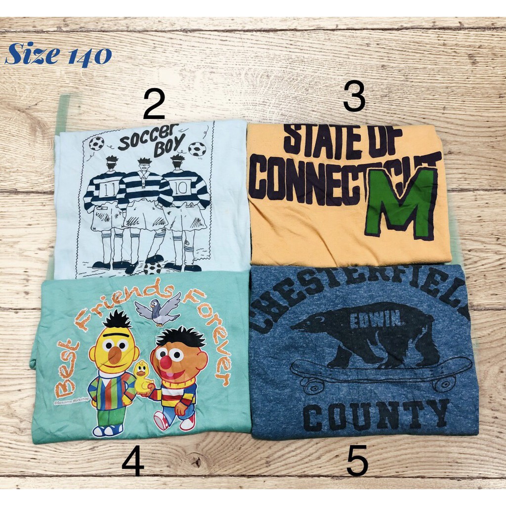 Áo thun cho bé trai 24-27kg