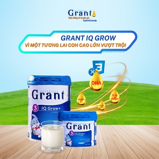 Sữa bột grant australia iq grow lon 900g