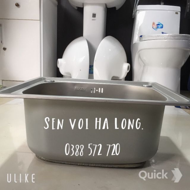 CHẬU RỬA BÁT 1 HỐ ( XẢ KHO) INOX 304