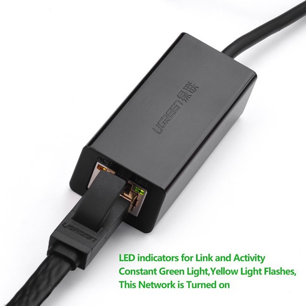 Cáp Chuyển USB To LAN 3.0 Chính Hãng Ugreen 20256 Tốc Độ Cao 10/100/1000Mbps - USB LAN 1000 UG-20256