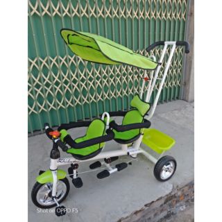 Xe đẩy 3 bánh sinh đôi 5566