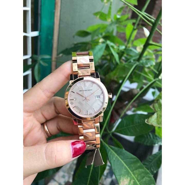 Đồng Hồ Nữ Burberry Rose Gold-Tone BU9039