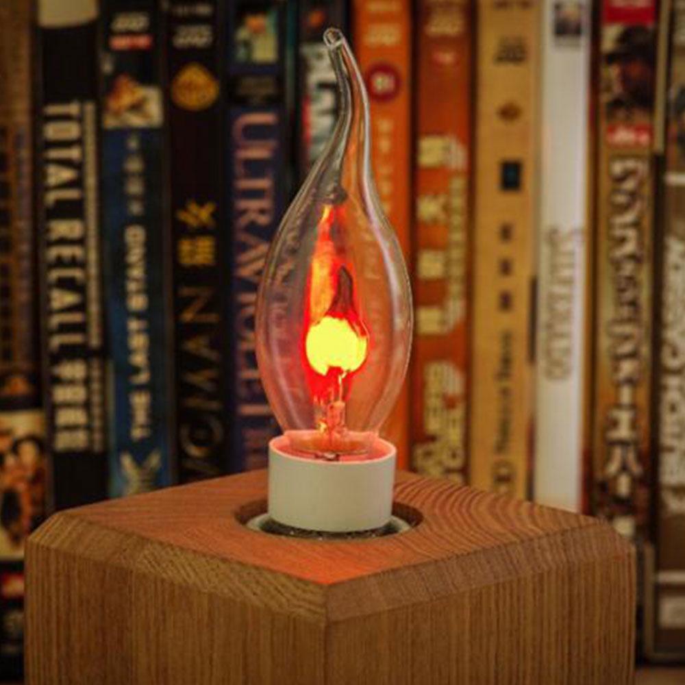 E27 Simulation Flame Fire LED Bulb 220V 3W Retro Pendant Lamp Lighting Bulb