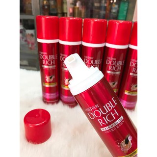 Mousse xịt giữ nếp tóc Double Rich 150ml