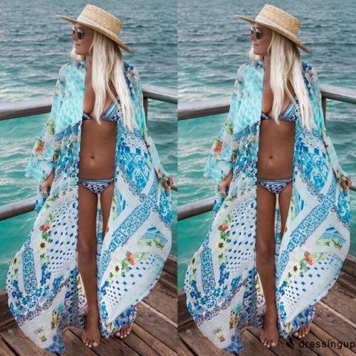 Áo choàng Bikini chất Chiffon thiết kế thanh lịch cho phái nữ | BigBuy360 - bigbuy360.vn