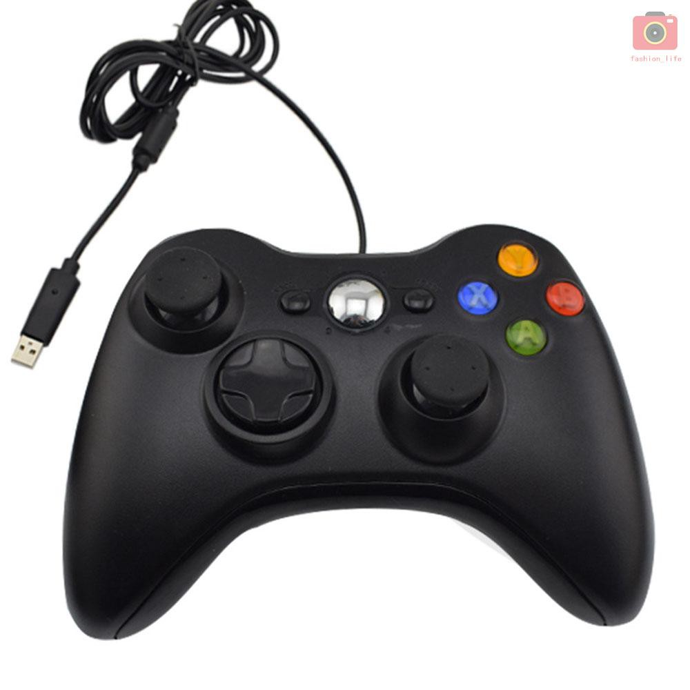 Tay Cầm Chơi Game Có Dây Usb Hình Chú Ếch Dữ Liệu Cho Xbox360 Pc Đen