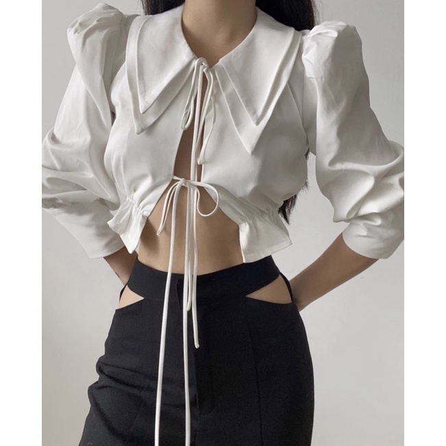 ABBEY SHIRT/ ÁO SOMI CROPTOP TAY DÀI