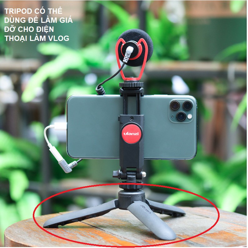 Tripob mini cho gimbal DJI Osmo Mobile 3MT-10, điện thoại, máy ảnh bằng nhựa hãng Ulanzi MT-10