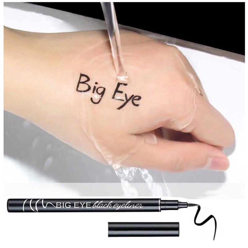 (Hàng Mới Về) Bút Kẻ Mắt Dạng Lỏng Màu Đen Nhanh Khô Chống Thấm Nước Lâu Trôi | BigBuy360 - bigbuy360.vn