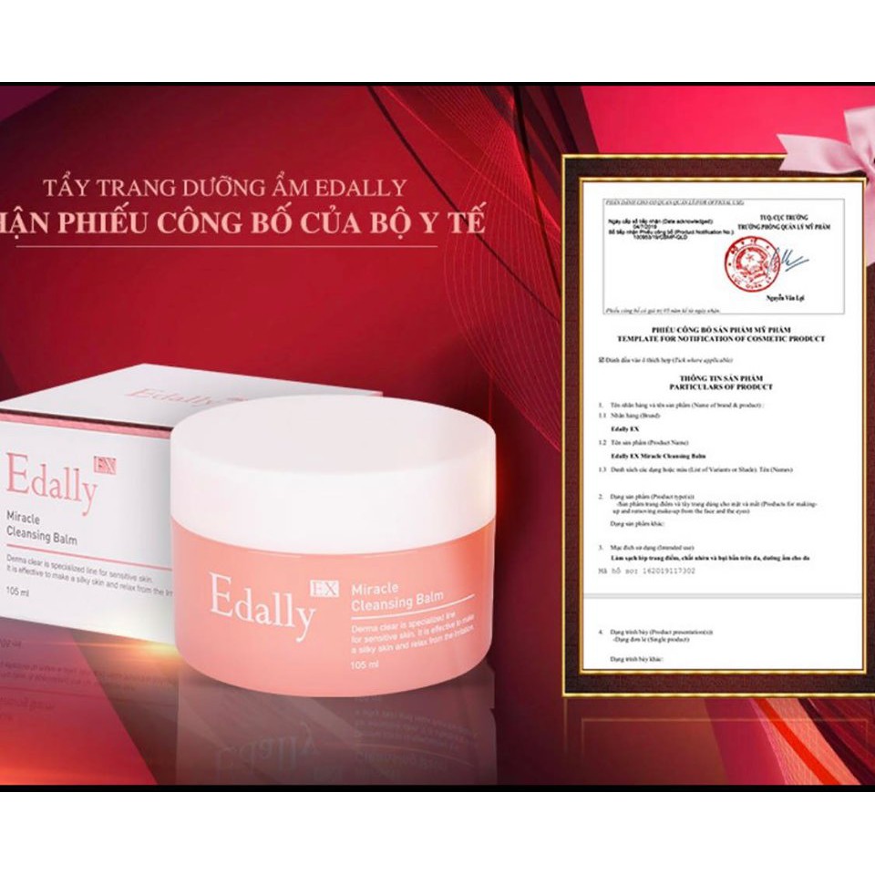 [HÀNG CHÍNH HÃNG EDALLY EX] TẨY TRANG DƯỠNG ẨM EDALLY