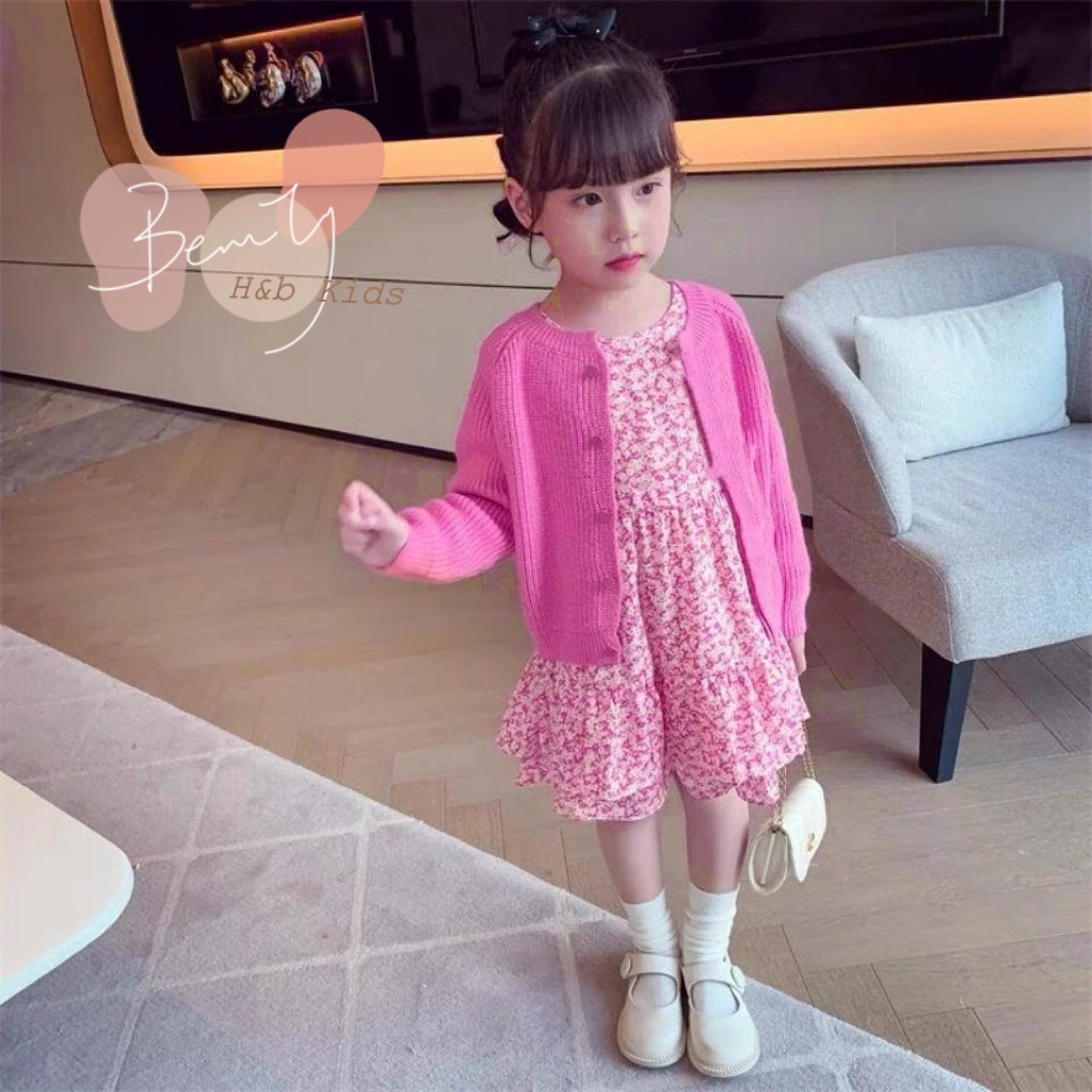 SALE ÁO KHOÁC LEN  BÉ GÁI CAO CẤP(VAKL)