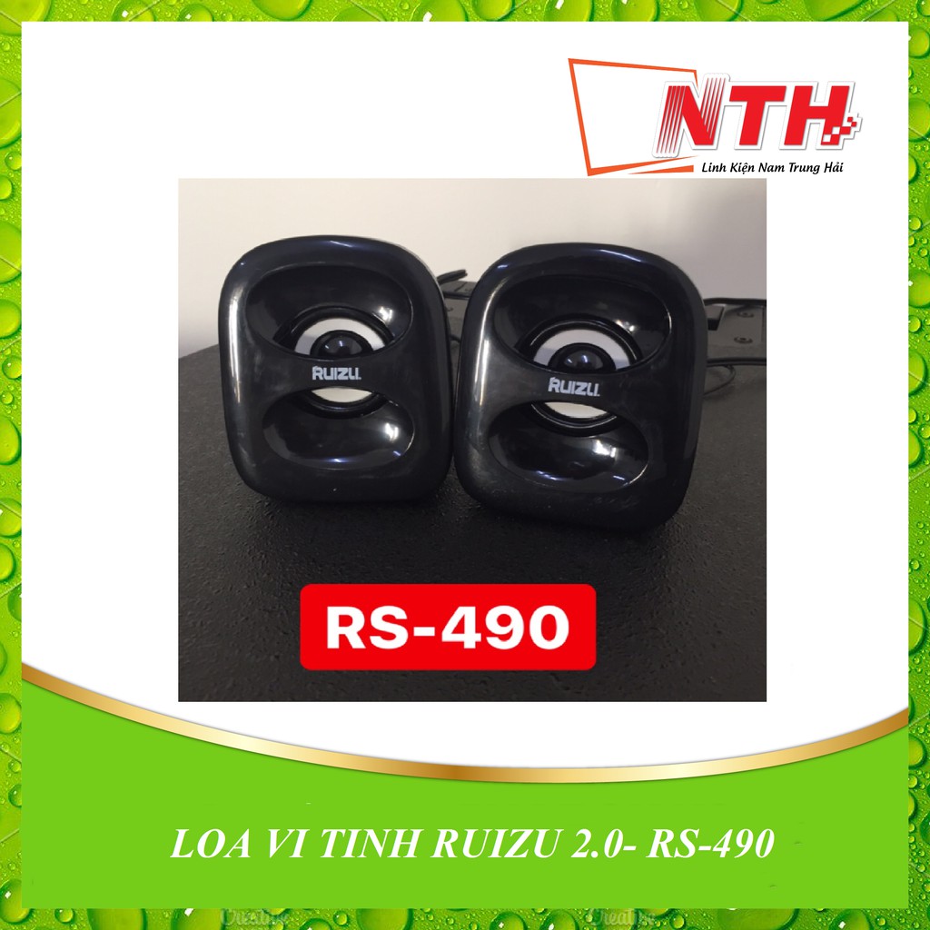 [Mã ELHACE giảm 4% đơn 300K] LOA VI TINH 2.0 RUIZU RS-490