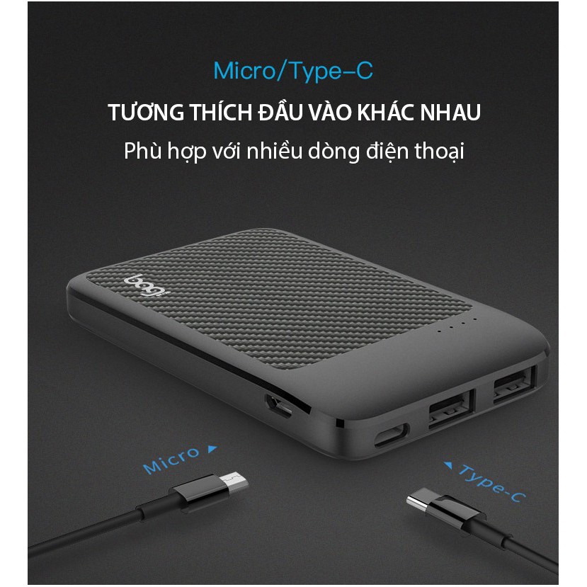 Pin sạc dự phòng 5000 mAh bagi