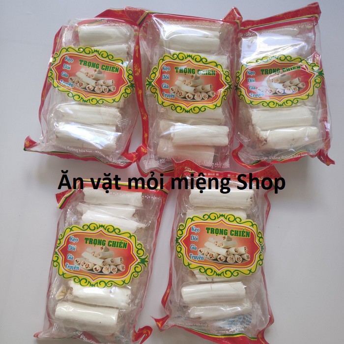 [Siêu rẻ] 5 gói kẹo dồi lạc vừng thơm ngon Đặc sản Thái Bình - Bánh kẹo Tết