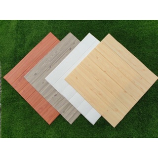 Combo 5 tấm xốp dán tường giả gỗ