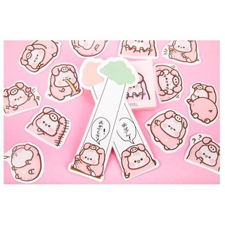 Bộ 46 Sticker Pink Hàn Quốc dán trang trí E72