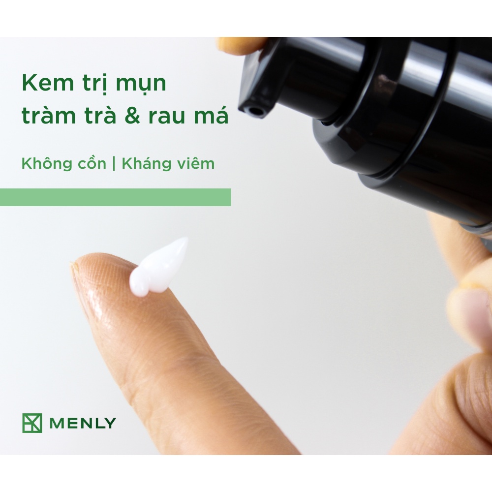 Kem ngừa mụn bọc, viêm mủ, phục hồi da dành cho nam giới Menly 20gr và 5gr