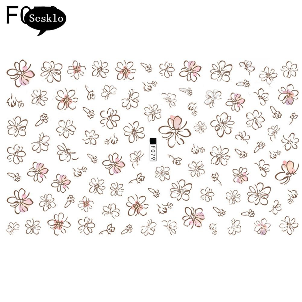 Bộ Đồ Hóa Trang Nhân Vật SK Độc Đáo☀1 Tấm Sticker Dán Móng Tay Họa Tiết Chim Hồng Hạc 3D Thời Trang