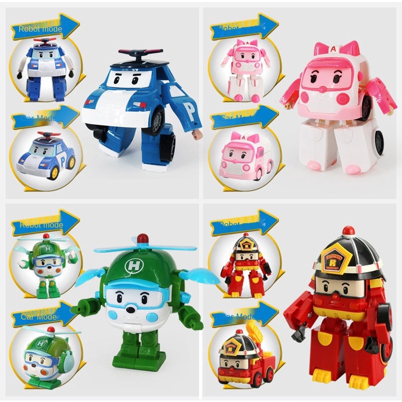 Đồ chơi trẻ em xe cảnh sát POLI biến hình cho bé