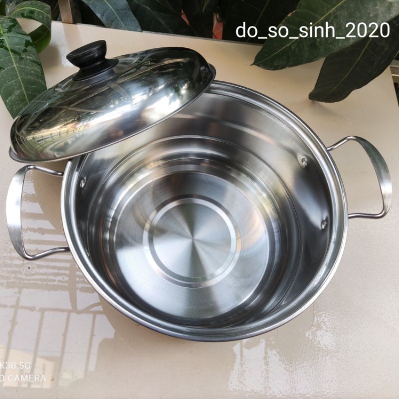 Xoong / Nồi inox 22cm 🔥FREESHIP🔥 Dùng mọi loại bếp