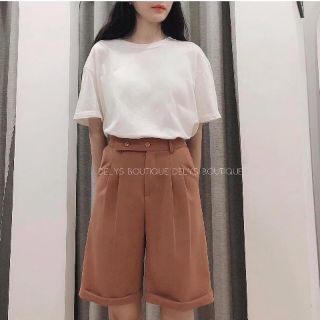 Quần lửng nữ ống rộng đủ size kèm hình thật