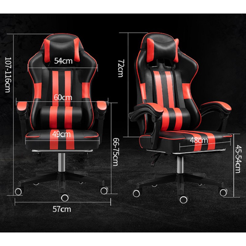 RE0672 Ghế gaming - Ghế game bọc da cao cấp - Bảo hành 24 tháng | BigBuy360 - bigbuy360.vn