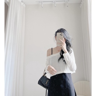 Set váy 2 dây kèm áo lưới by Samhyewear
