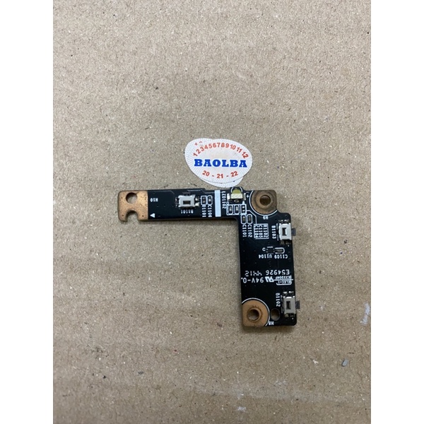 Board công tắc mở nguồn laptop Lenovo Yoga 11