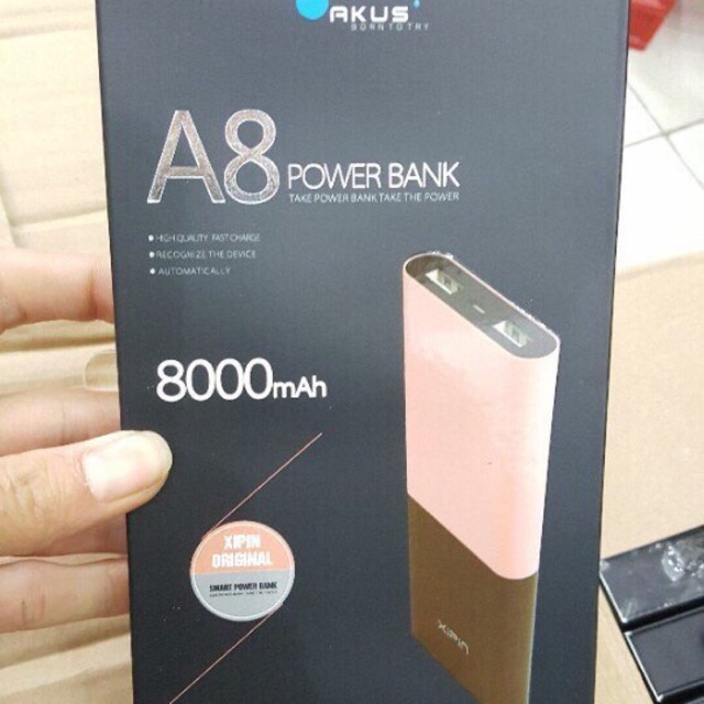 sạc dự phòng akus a8 8000mah