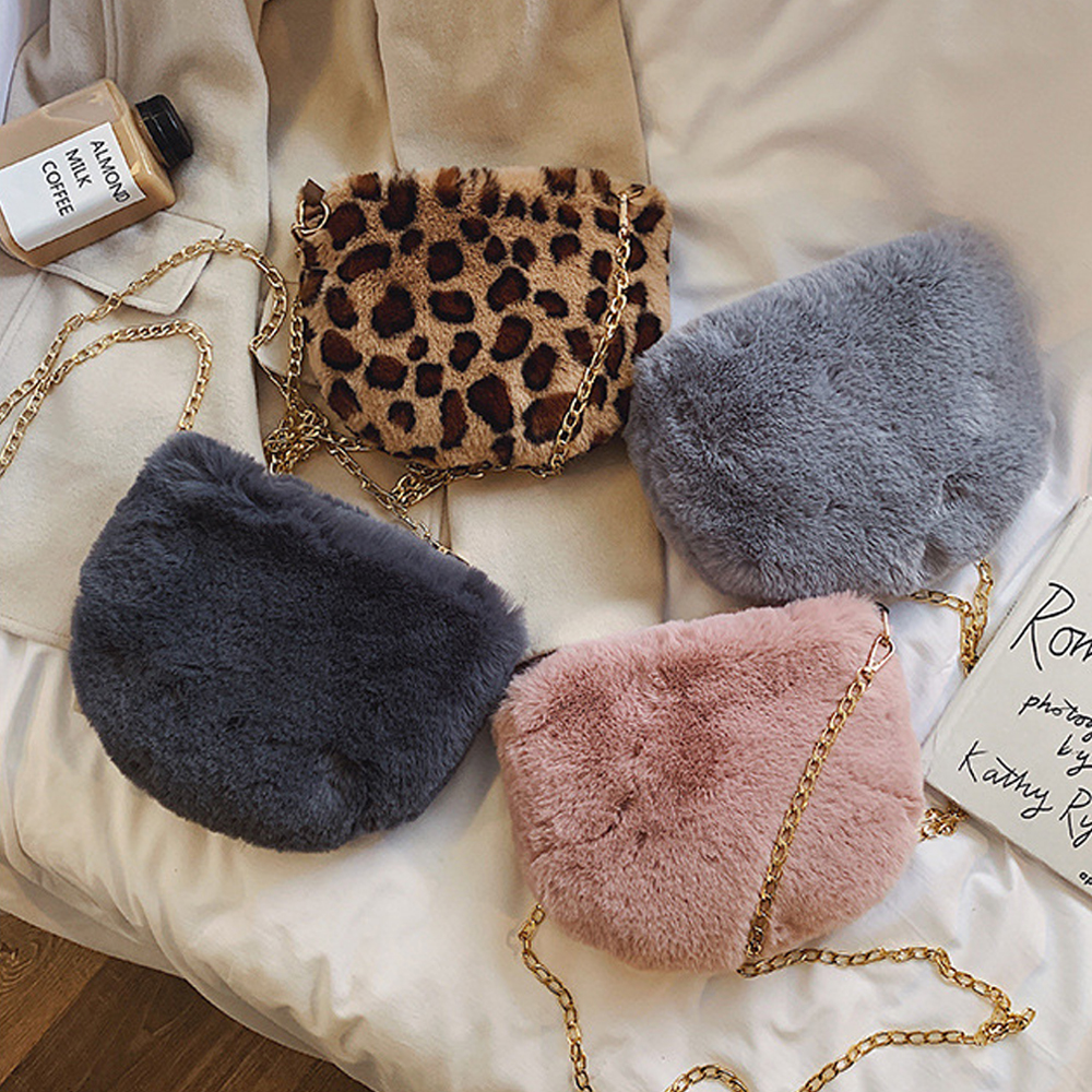 Túi Xách Nữ Đeo Chéo Họa Tiết Da Báo Thời Trang