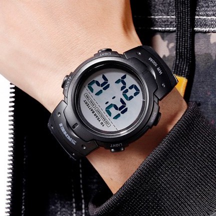 Đồng Hồ Điện Tử SKMEI 1560 Màn Hình Led Chống Thấm Nước 100M Chức Năng Báo Thức Độ Bền Pin 10 Năm Cho Nam | BigBuy360 - bigbuy360.vn