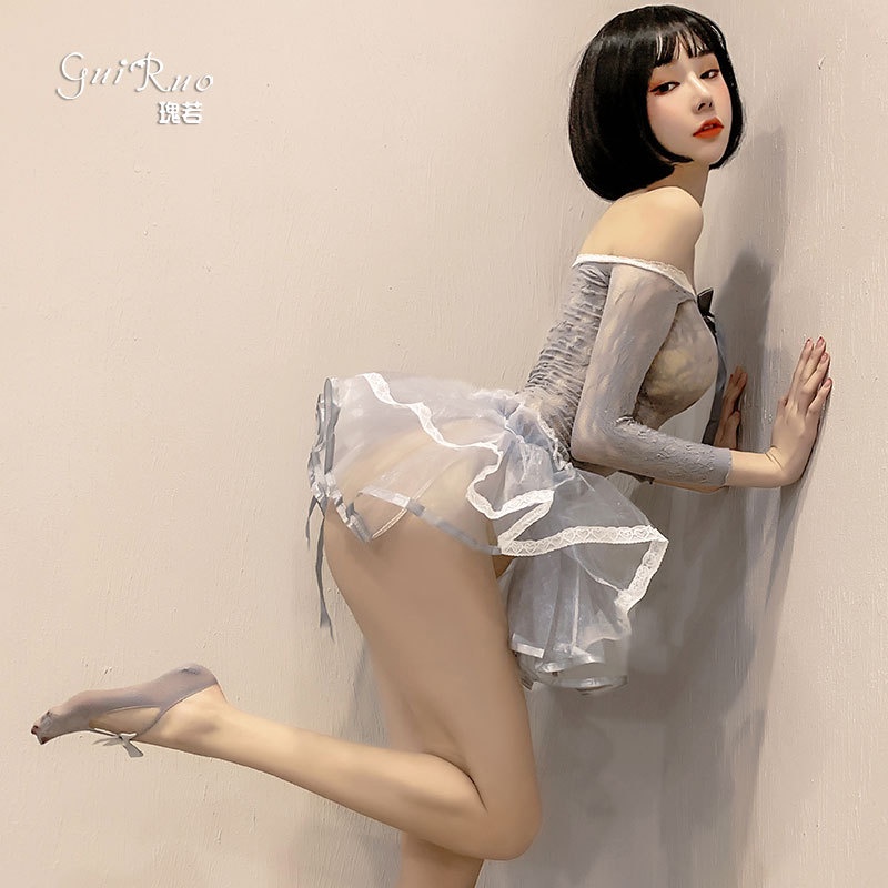 Váy Ngủ Ren Xuyên Thấu Sexy Gợi Cảm MS8051 [CWEAR.SEXY_ĐỒ NGỦ &amp; NỘI Y CAO CẤP]