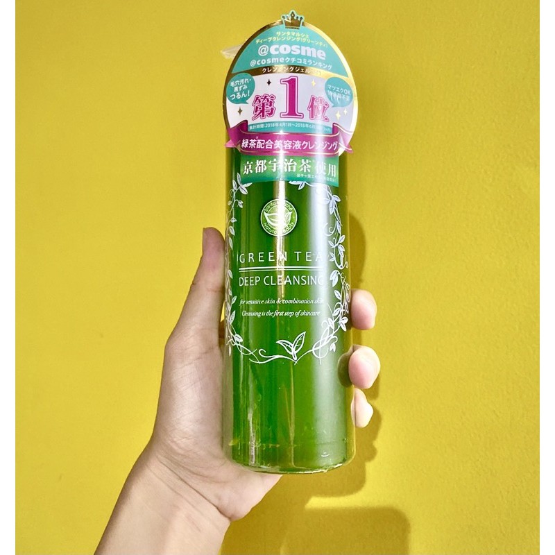 Gel tẩy trang Trà xanh Santa marche 400ml