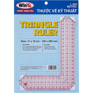 Thước đo góc vuông, Thước L Template Ruler L-505