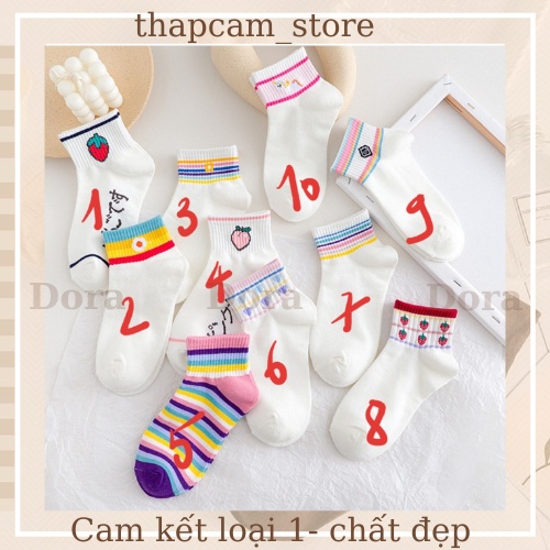 Tất vớ hình cổ ngắn 10 mẫu bộ dâu