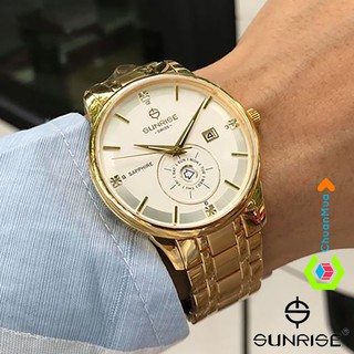 Đồng Hồ Nam SUNRISE 1137SA Kính Sapphire Chống Trầy Xước - DHA590