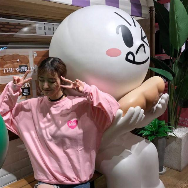 ÁO SWEATER MILK ( Kèm Ảnh Thật )