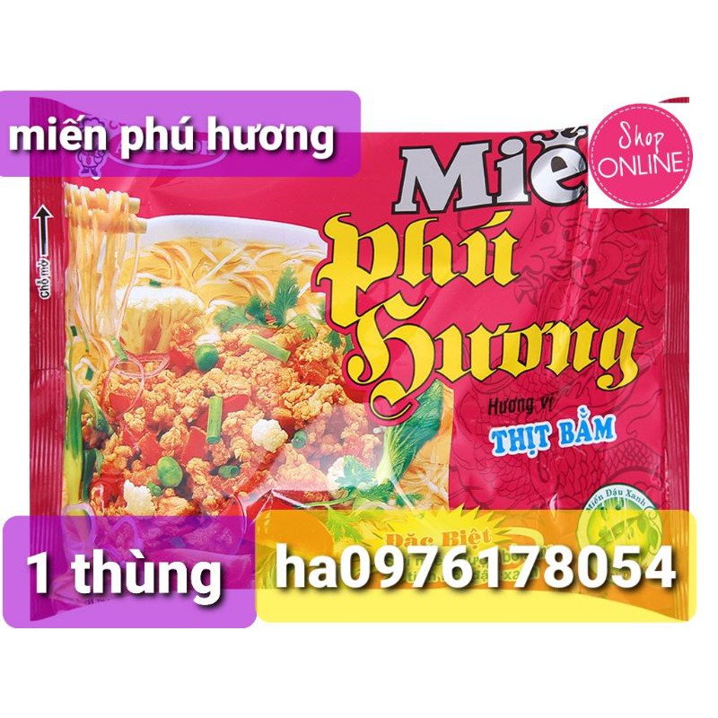 Miến Phú Hương - 1 thùng 24 gói × 58gram