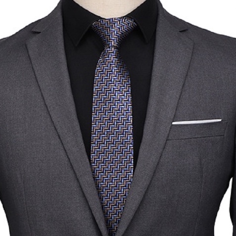Cravat Nam bản lớn 8cm phù hợp phong cách công sở, thanh lịch, cà vạt nam thời trang - CV-8119